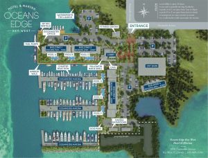 Map of Oceans Edge Resort Hotel and Marina