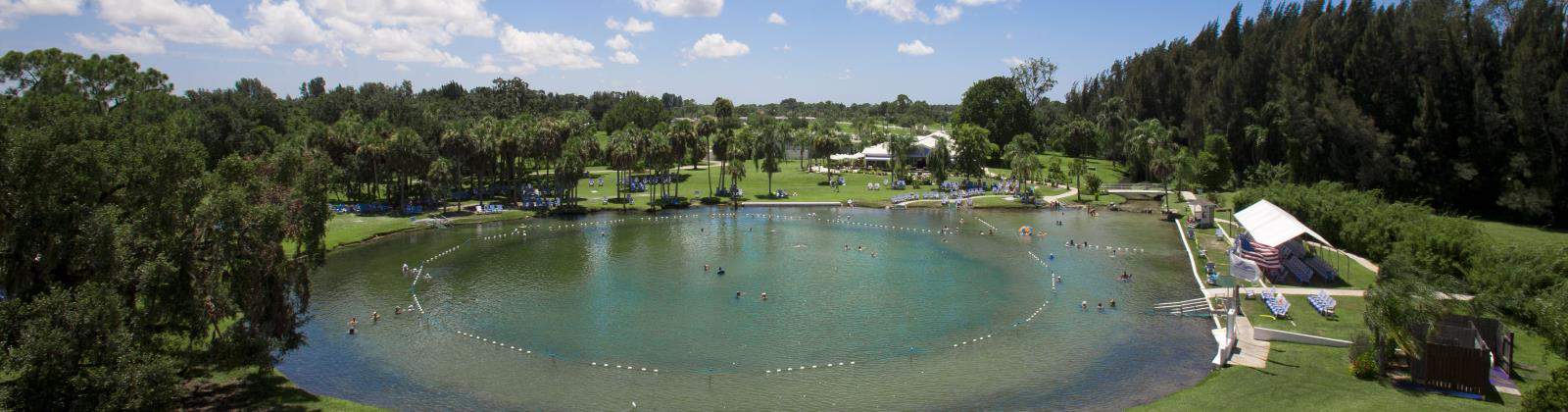 Warm Mineral Springs Arial Picture of Warm Mineral Springs